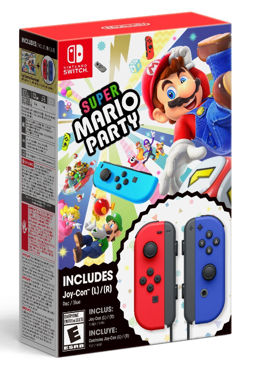 Super Mario Party Red +Blue Joy-Con Bundle [NA]