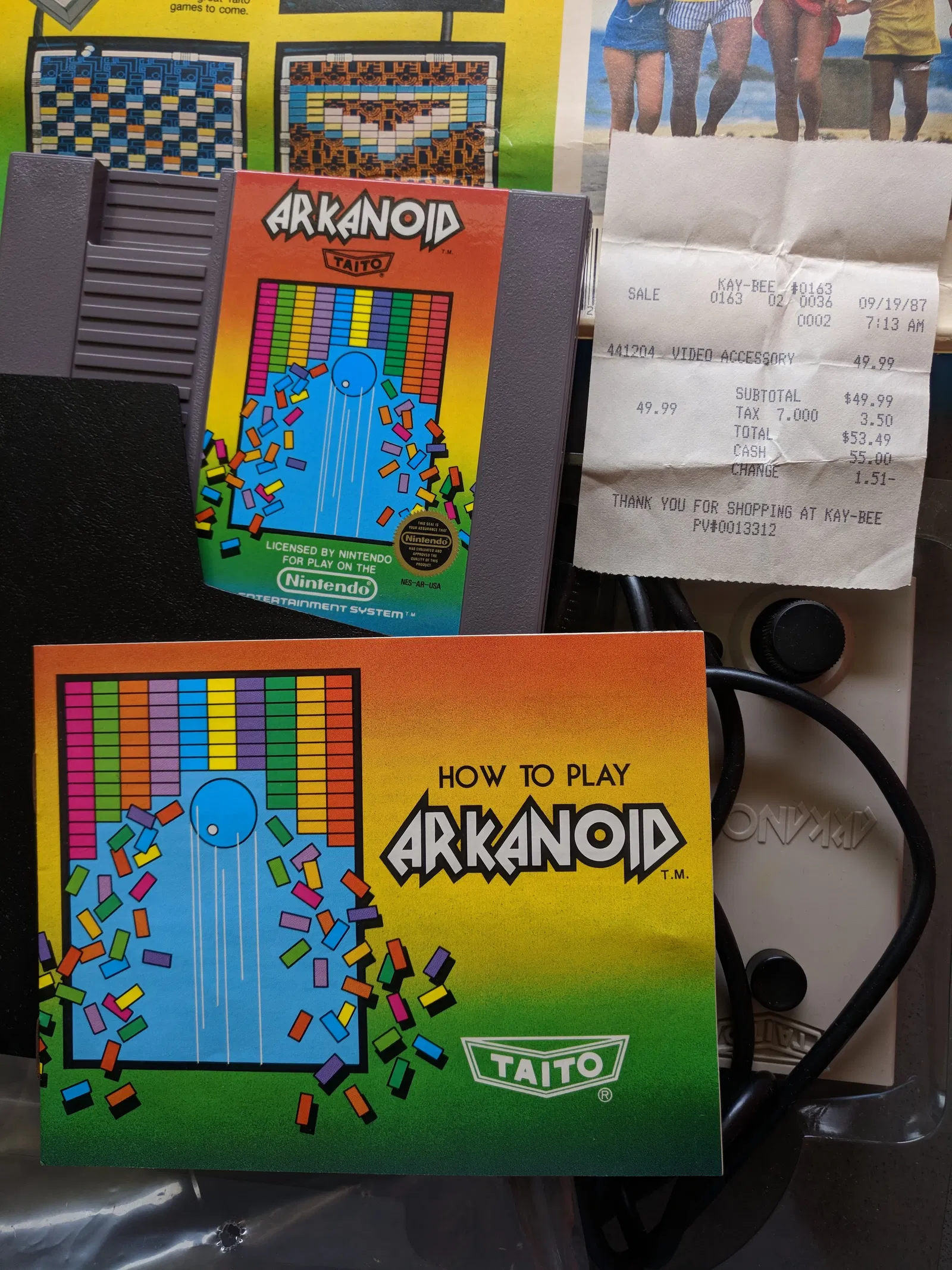 Taito NES Arkanoid Controller