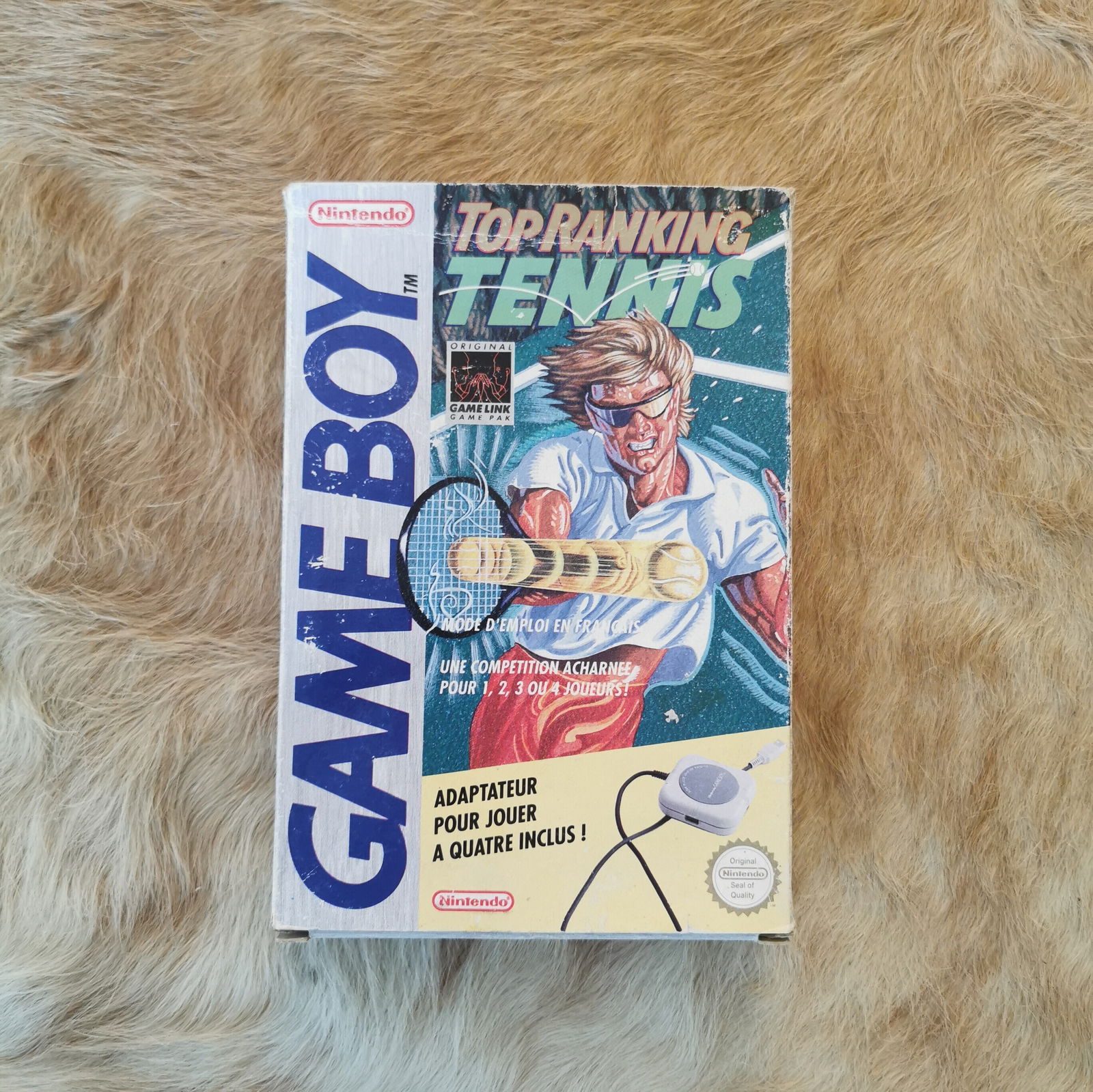 Nintendo Game Boy 4-Player Adapter + Top Ranking™ Tennis Bundle