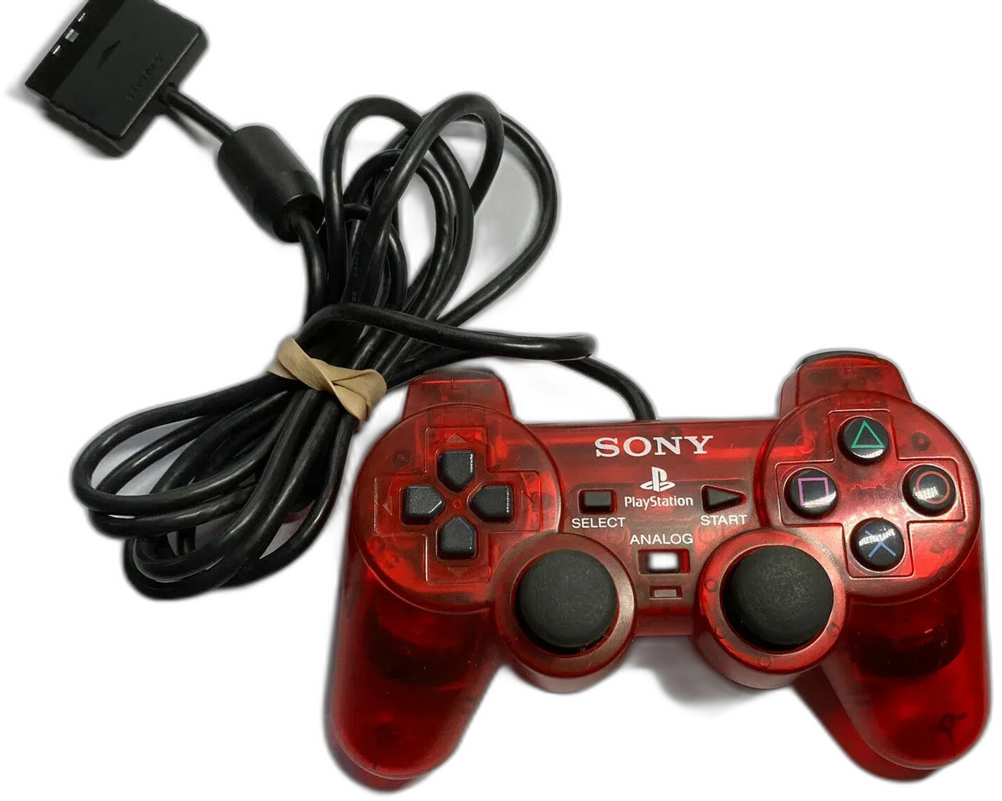 Sony PlayStation 2 Clear Red Controller [EU]