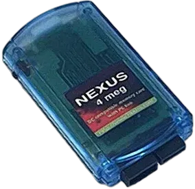 Nexus Dreamcast 4MB memory card