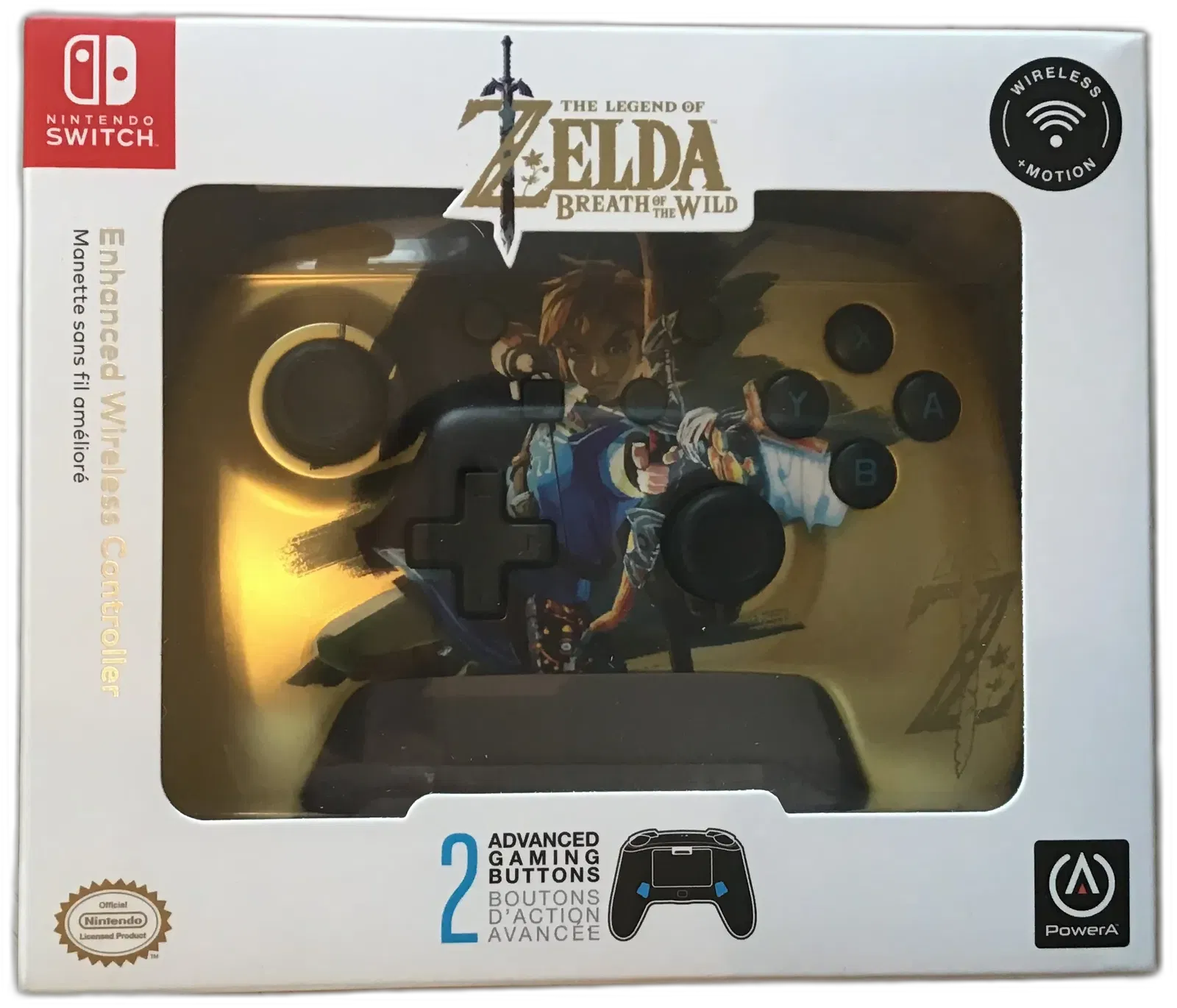 Power A Switch Link Chrome Enhanced Wireless Controller