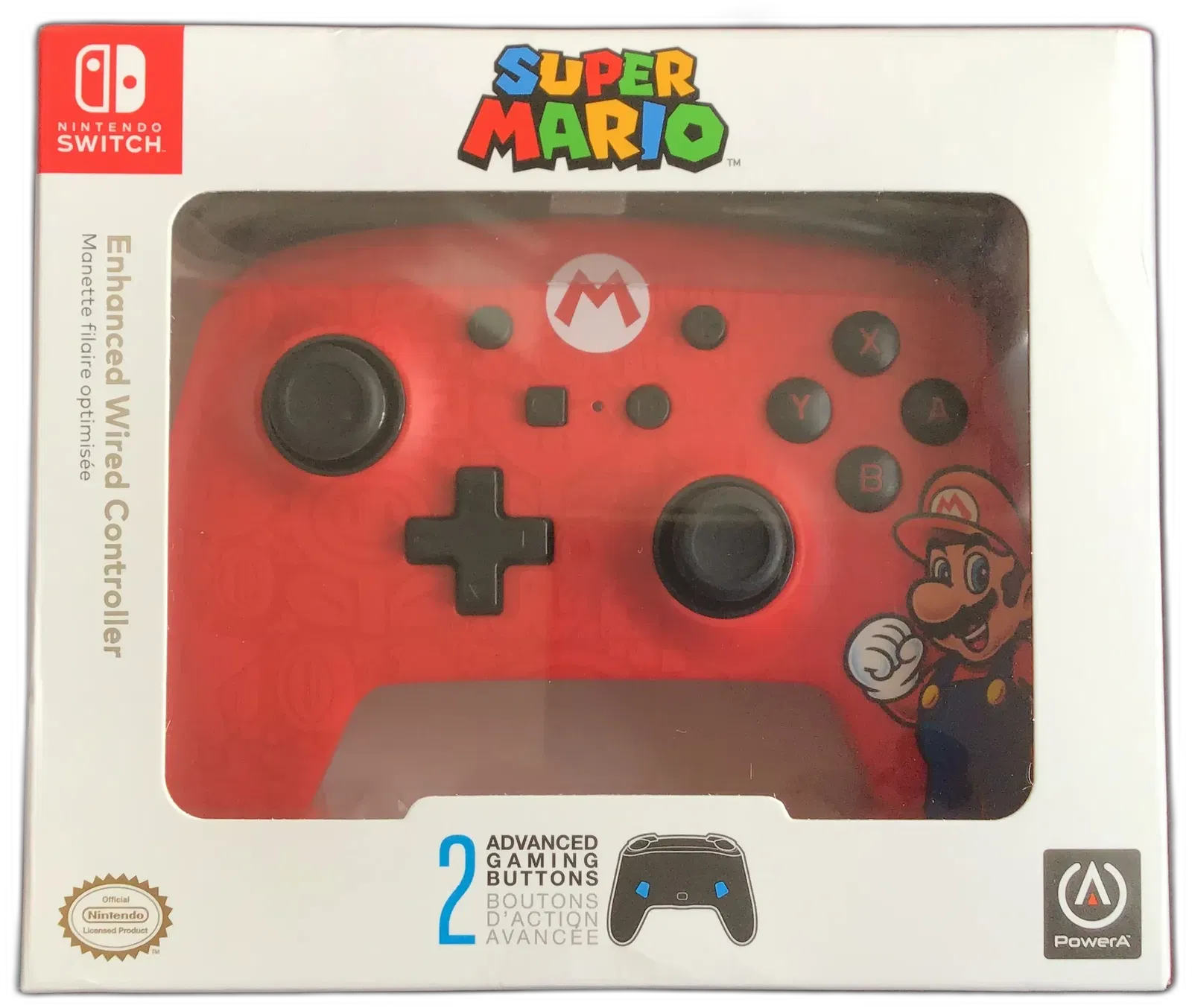Power A Switch Mario Audio Enhanced Wireless Controller