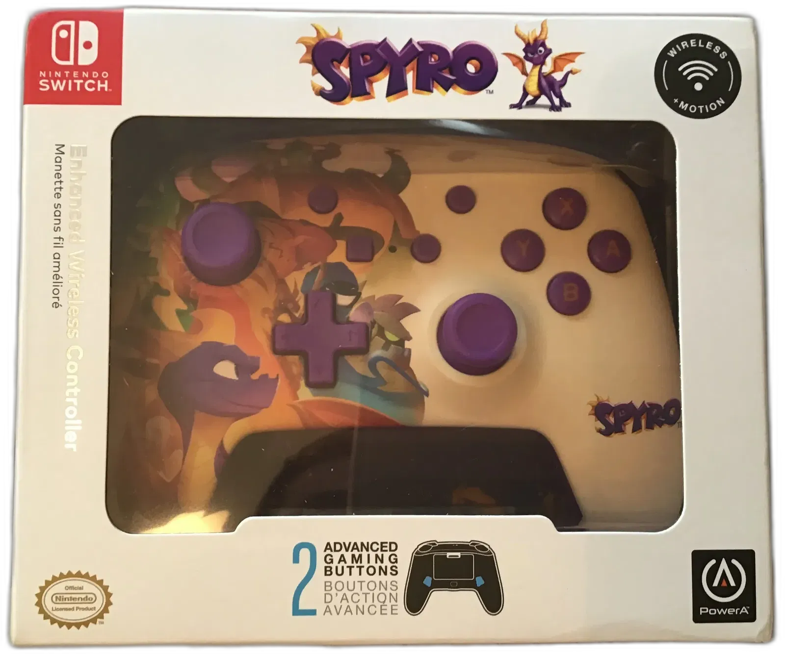 Power A Switch Spyro Enhanced Wireless Controller