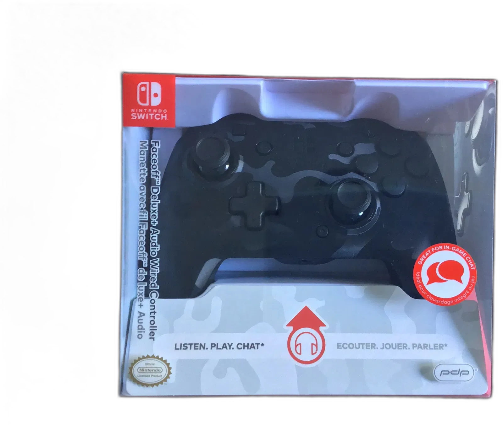 PDP Switch Black Camo Controller