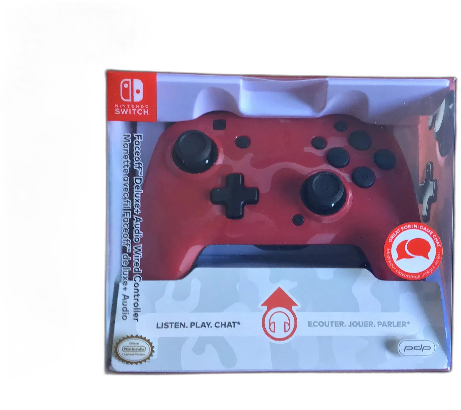 PDP Swittch Red Camo Controller