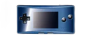 Nintendo Game Boy Micro Metallic Blue Faceplate