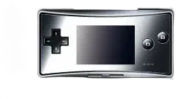 Nintendo Game Boy Micro Metallic Grey Faceplate