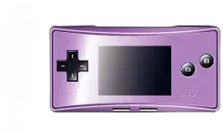 Nintendo Game Boy Micro Purple Color Faceplate