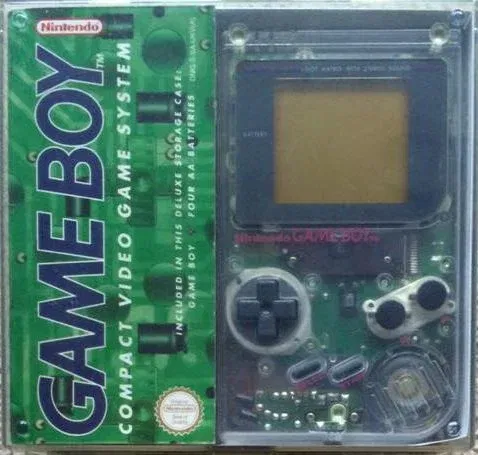 Nintendo Game Boy Crystal Case Clear Console