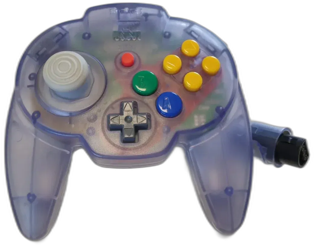 Hori Nintendo 64 Clear/Purple Controller