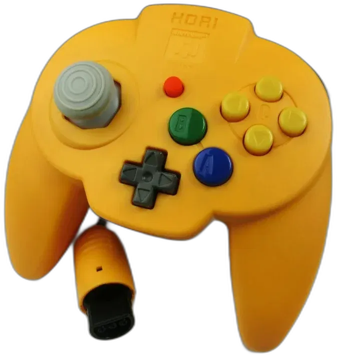 Hori Nintendo 64 Yellow Controller