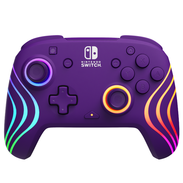 PDP Switch Afterglow Wave Purple Wireless Controller