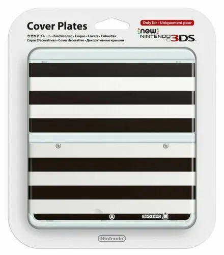 Black & White Stripes Faceplate
