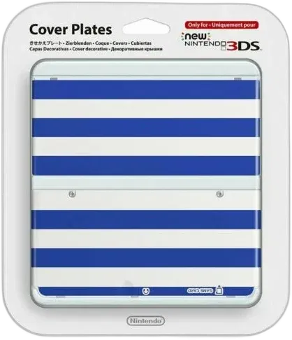 Blue & White Stripes Faceplate