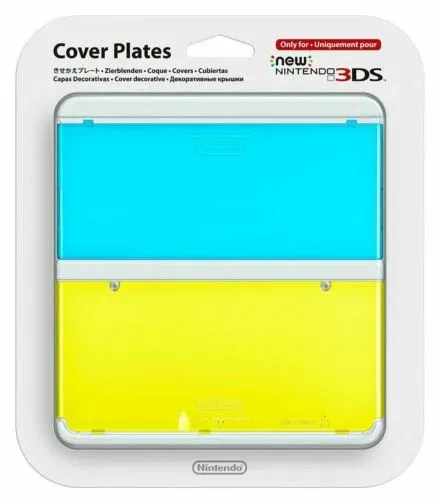 Clear Blue & Yellow Faceplate