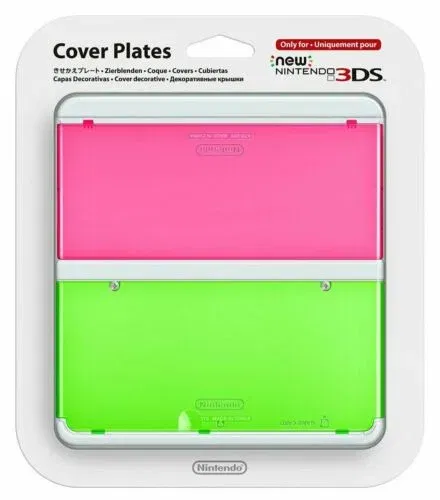 Clear Pink & Green Faceplate