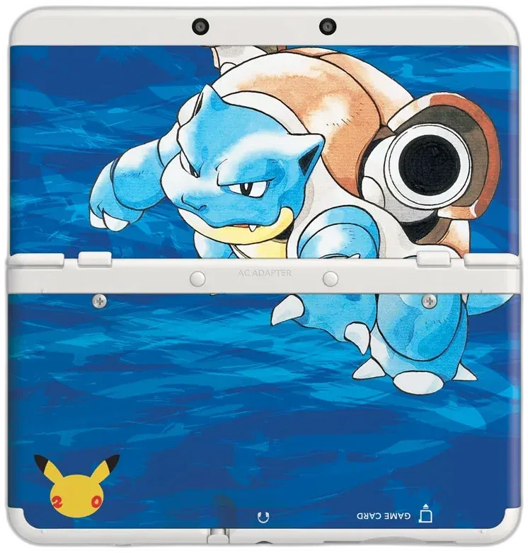 Pokemon Blue 20th anniversary faceplate