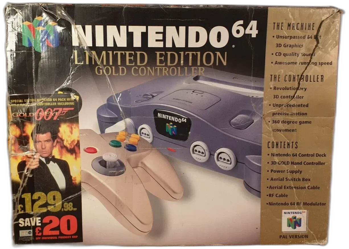 GoldenEye 007 Gold Controller Bundle