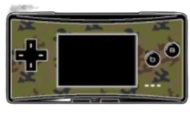 Nintendo Game Boy Micro Military Faceplate