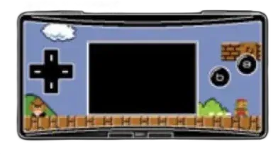 Nintendo Game Boy Micro Super Mario Bros Faceplate
