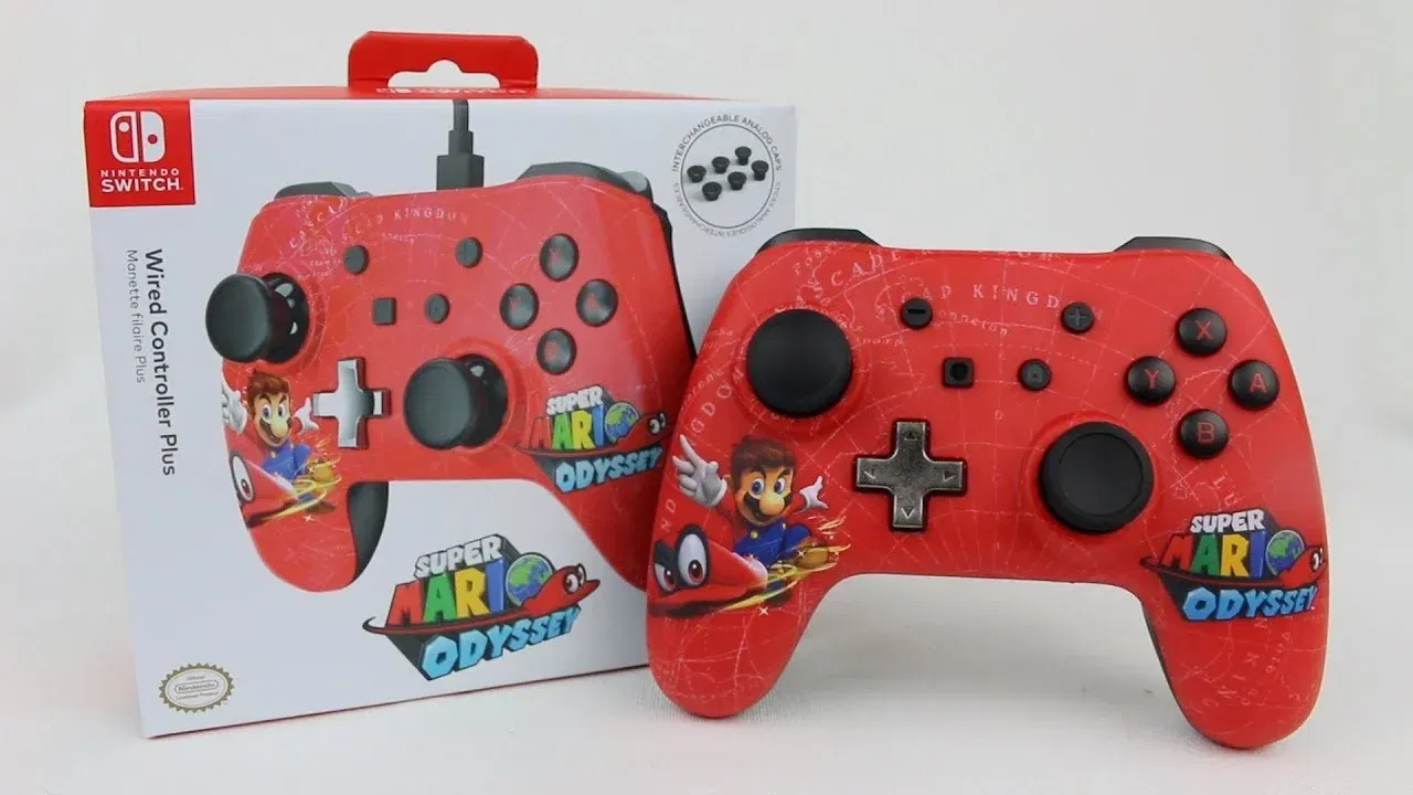Power A Switch Super Mario Odyssey Controller