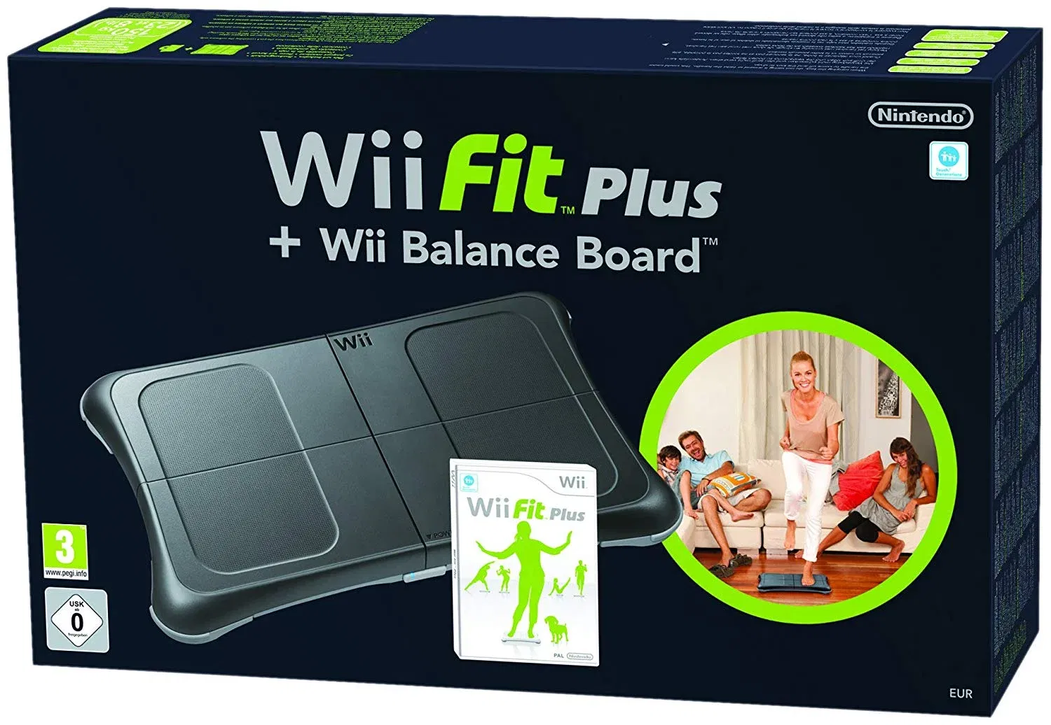 Fit Plus Black Balance Board
