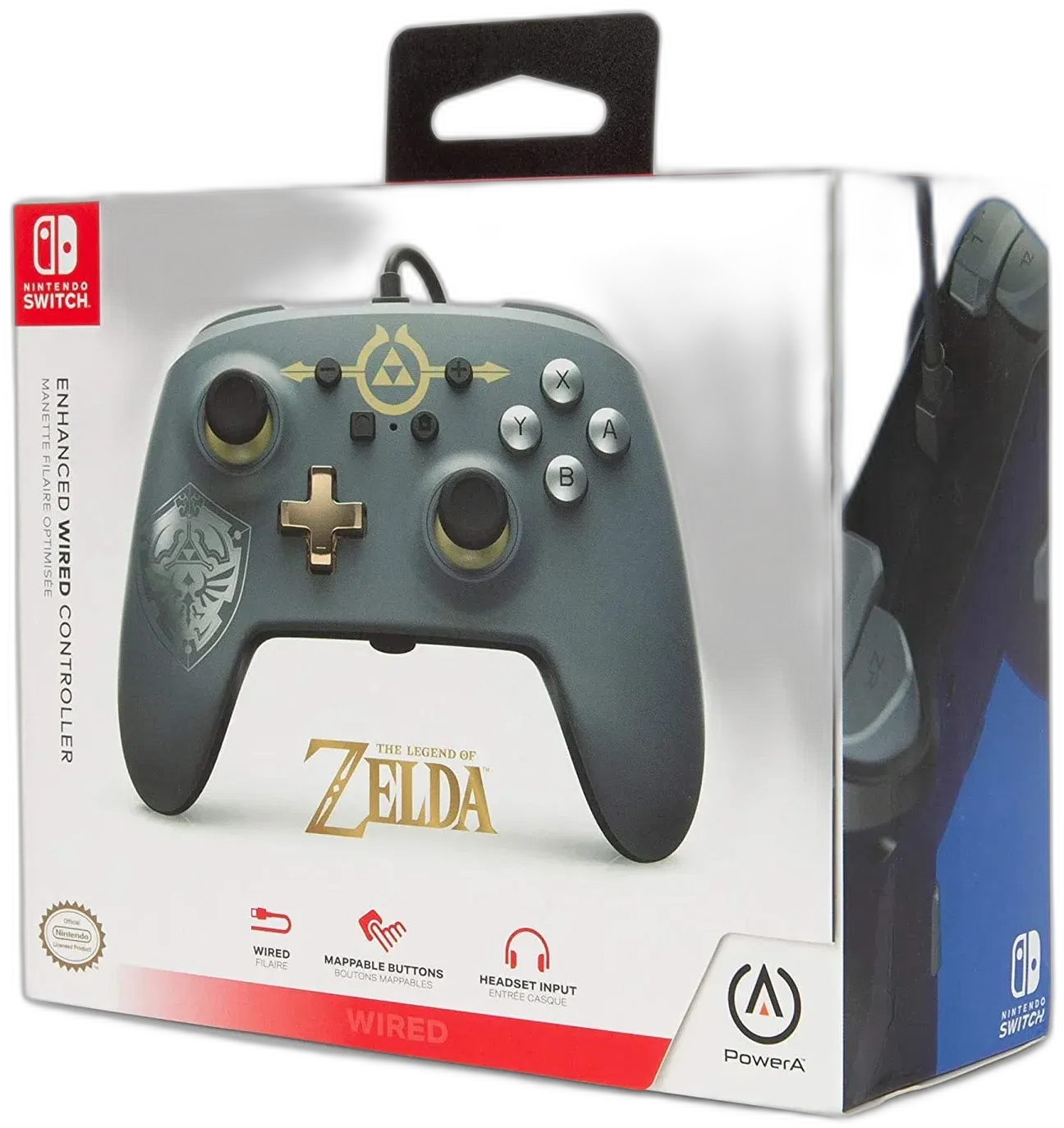Power A Switch Hylian Shield Enhanced Controller