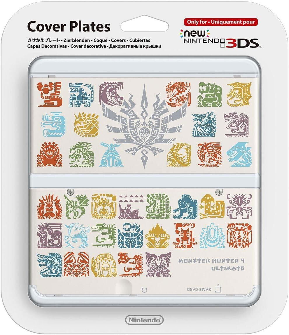 Monster Hunter 4 Ultimate White Faceplate