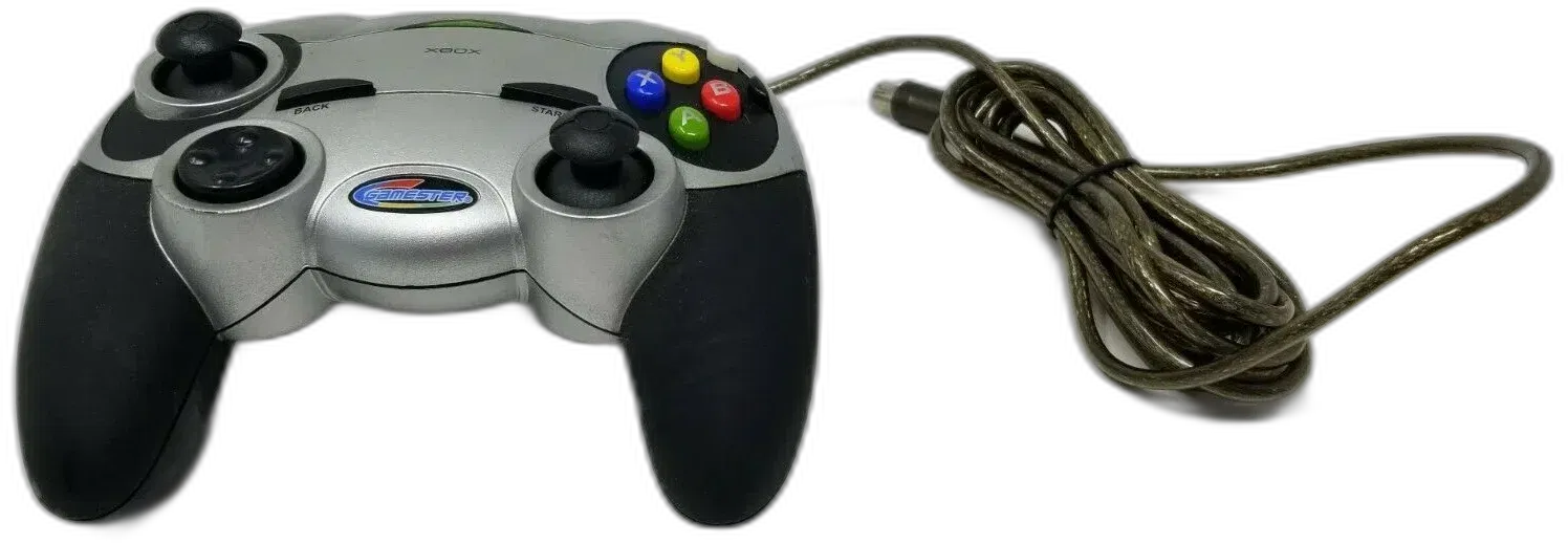 Radica Gamester Xbox Silver Controller