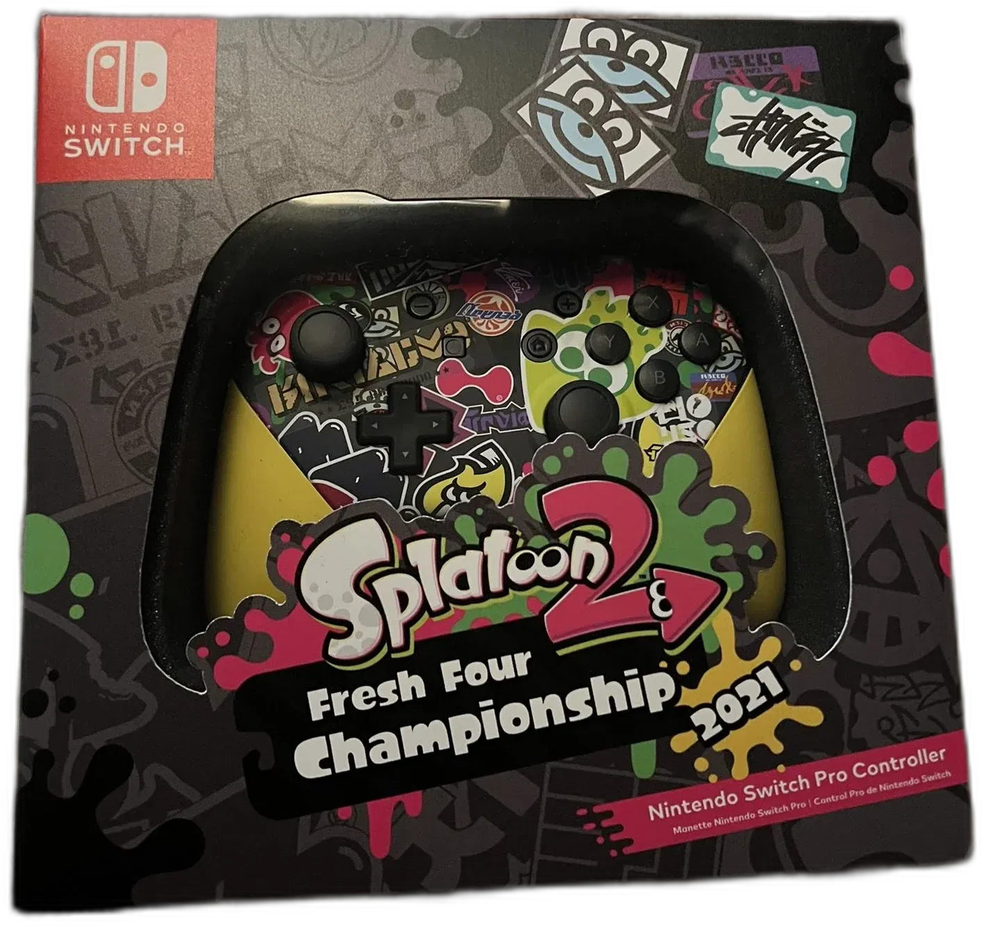 Splatoon 2 Fresh Four Championship 2021 Pro Controller