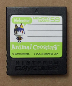 Animal Crossing Memory Card - Rover (Black)