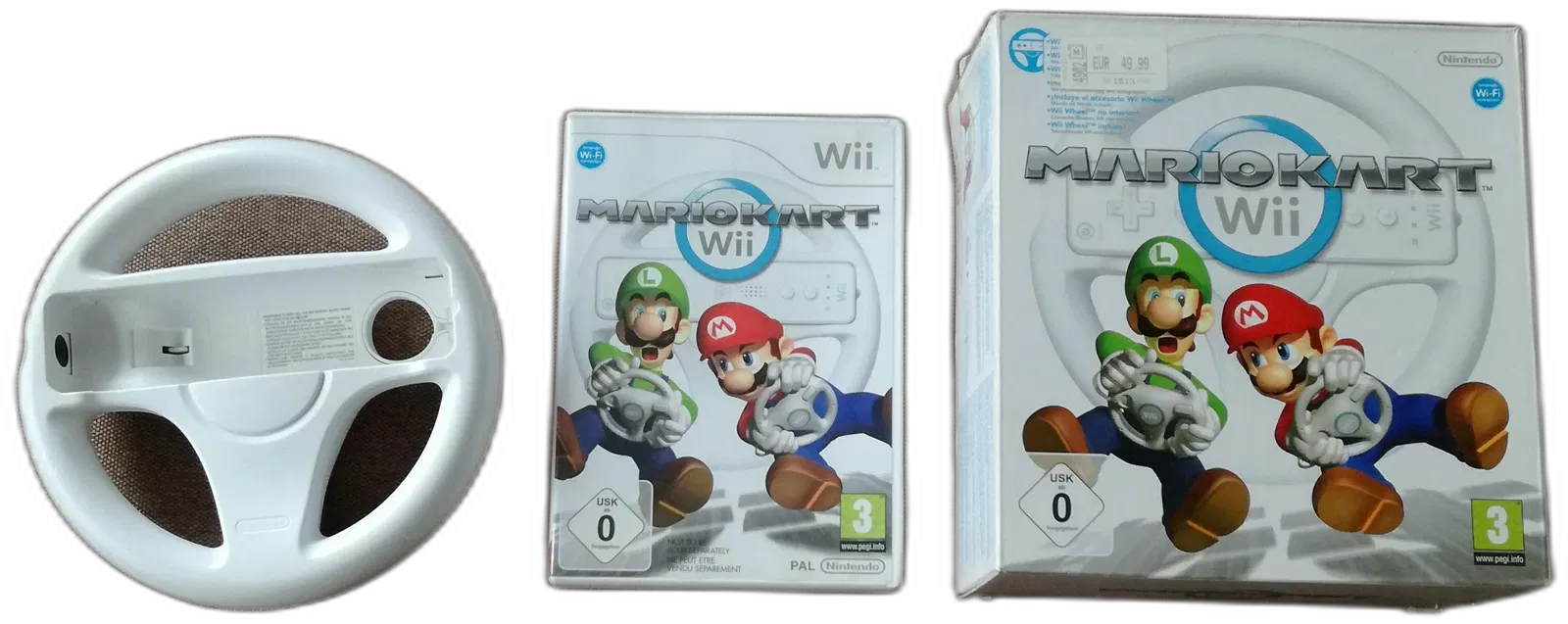 Wheel + Mario Kart Wii Bundle