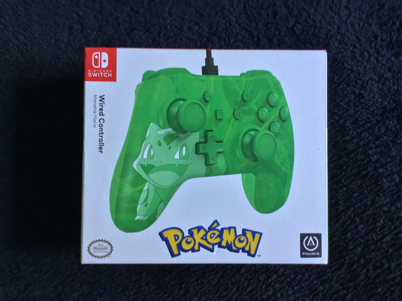 Power A Switch Bulbasaur Wired Controller