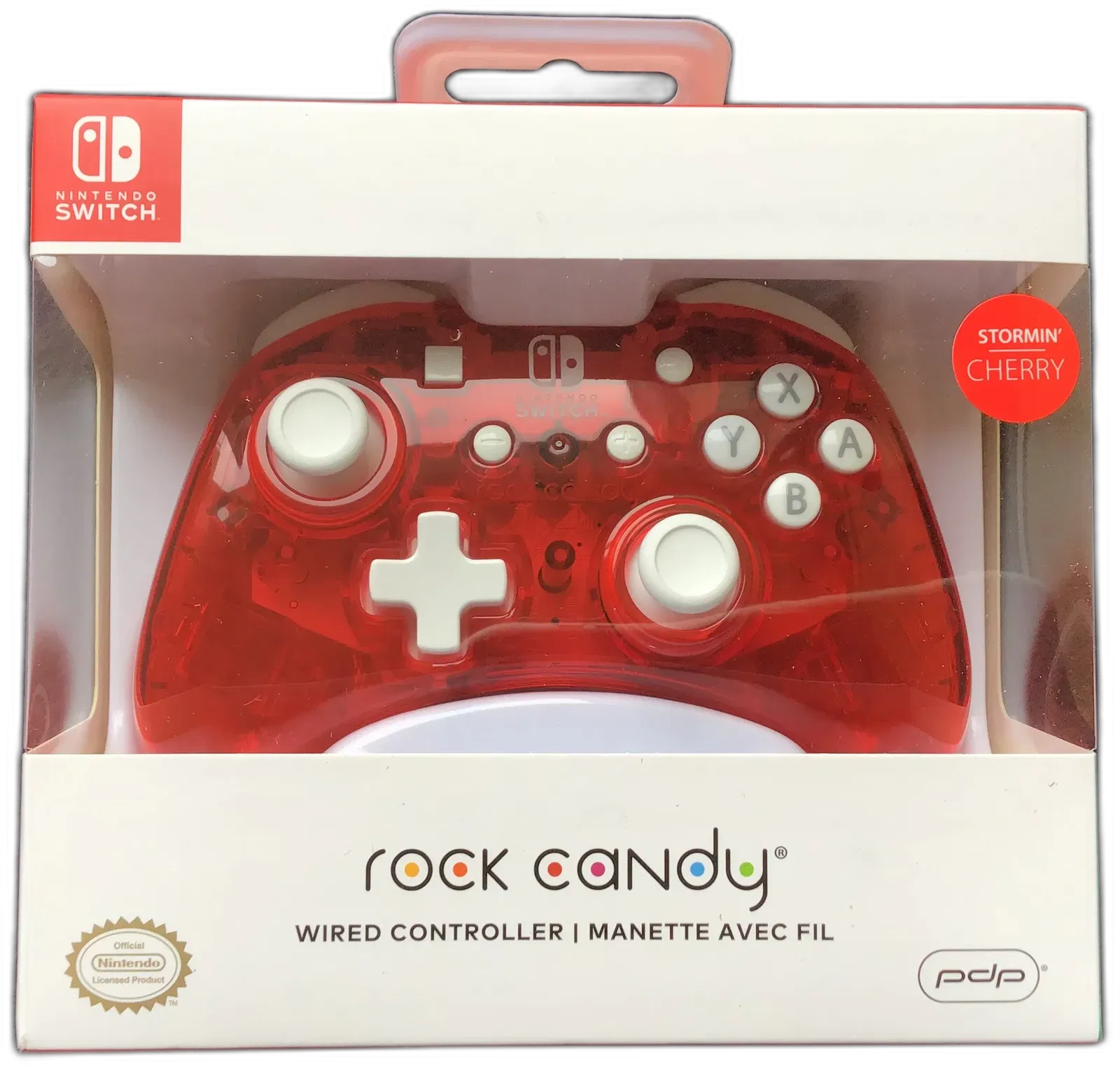 PDP Switch Rock Candy Red Controller