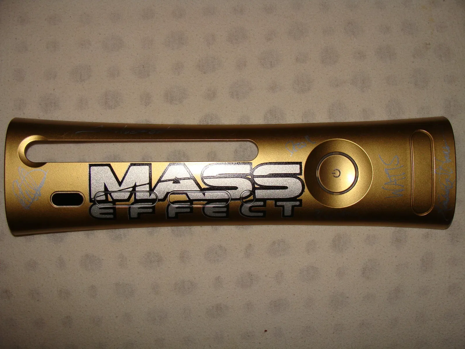 Microsoft Xbox 360 Mass Effect Signed Faceplate