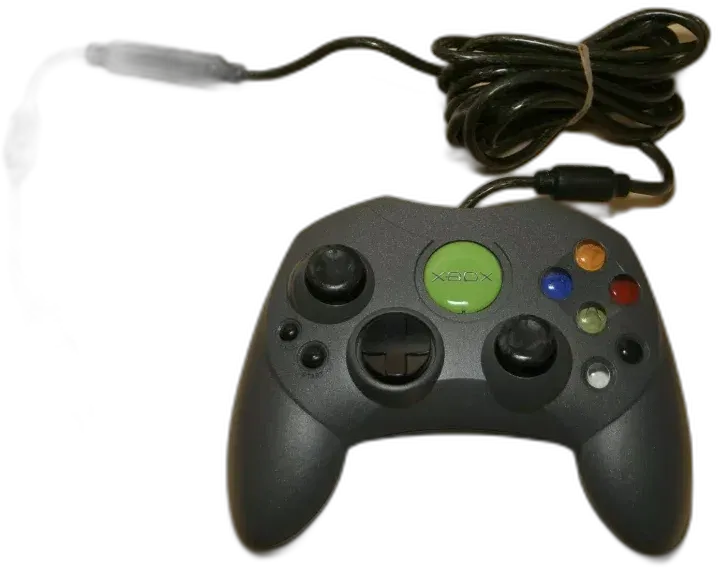 Microsoft Xbox Green Jewel Grey Controller S