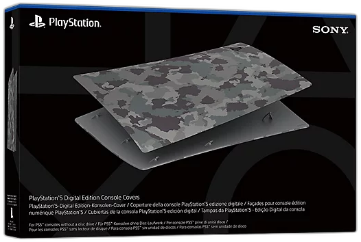 Sony PlayStation 5 Digital Grey Camouflage Cover [EU]