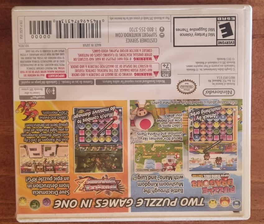 Imagen 2 de Puzzle & Dragons Z + Puzzle & Dragons: Super Mario Bros. Edition (Nintendo 3DS) - Completo en caja
